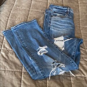 American Eagle Distressed slim/straight jeans